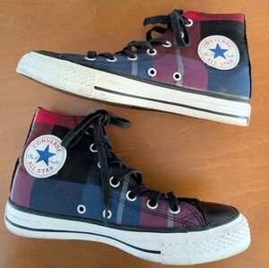 Converse All Star Plaid Hi Tops